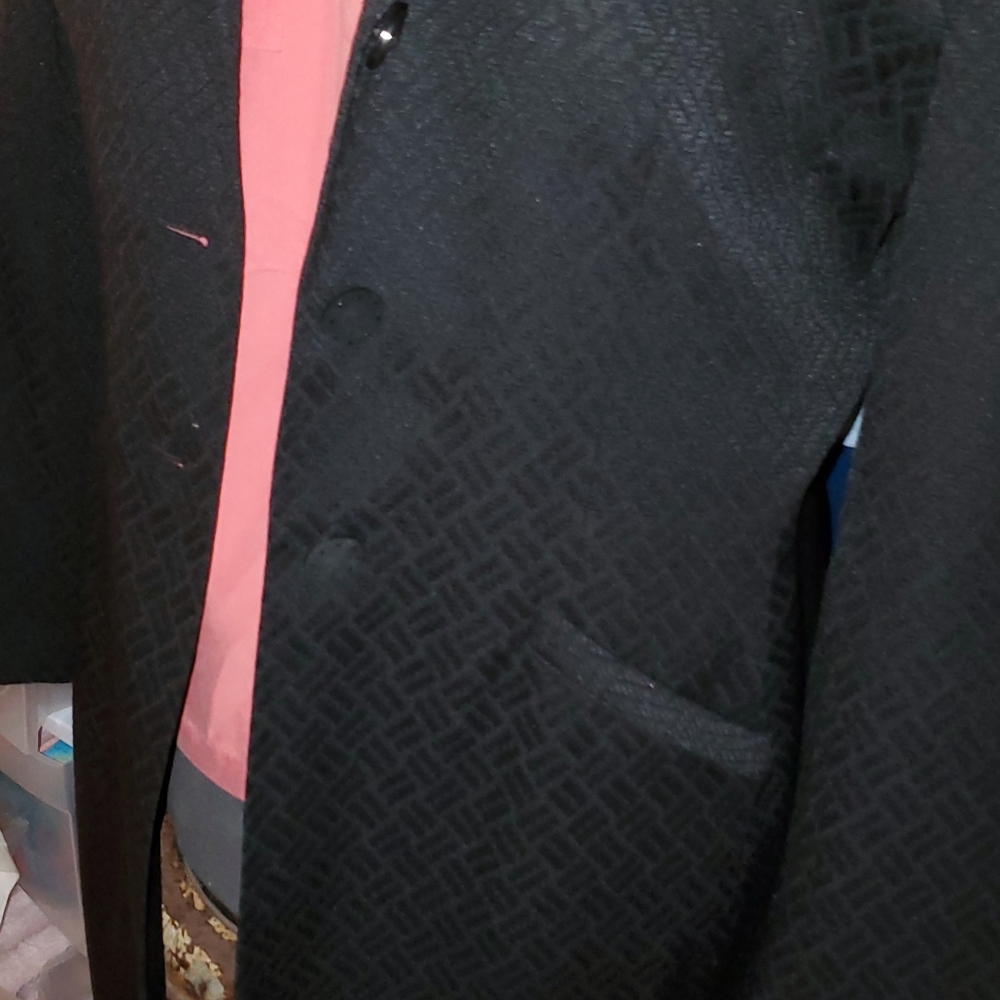 Le suit long classy jacket sz 10